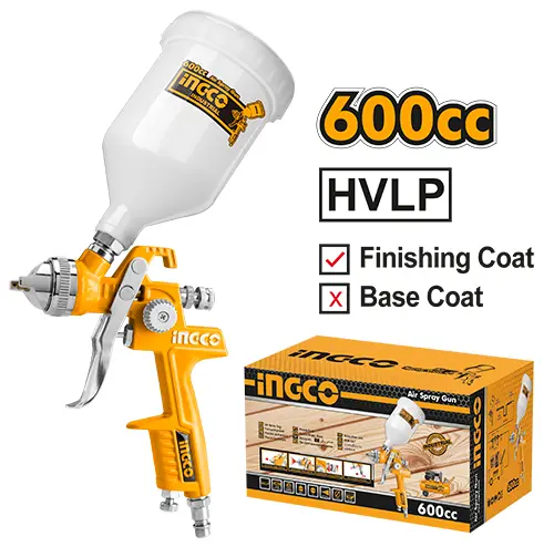 [ASG1061] 1.4mm 600cc HVLP فرد رش طاسة بلاستك من الاعلى