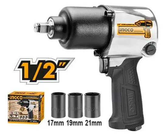 [AIW12562] 1/2" (610n.m) 18.5kgs فرد شد عزق على الهواء