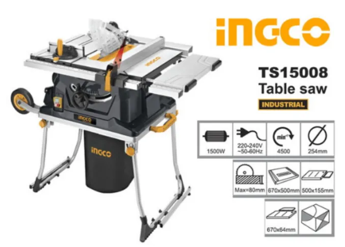 [TS15008] 1500W منشار خشب طاولة صناعي