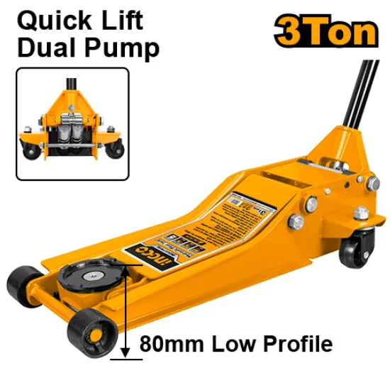 [HFJ304] 3Ton Dual Pump عفريت تمساح واطي