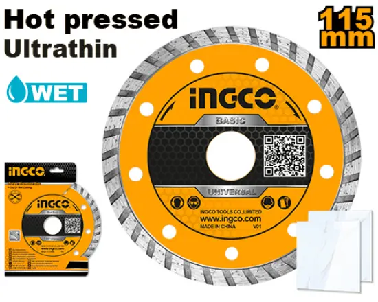 [DMD031152HT]  115(4-1/2")x22.2mm Ultrathin ديسك الماس