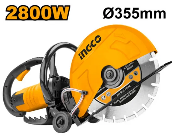 [PC3558] 2800W 355mm صاروخ قص كونكريت على الماء
