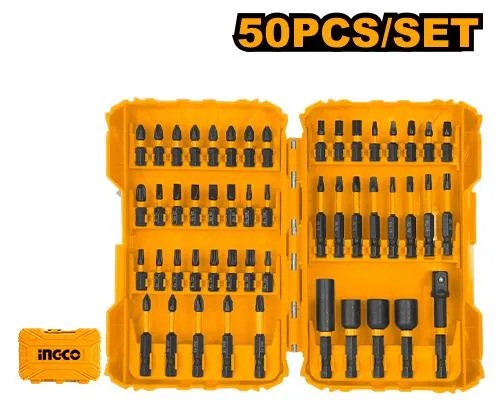 [AKDL25002] 50pcs طقم رؤوس مفكات+طربوش+ريش