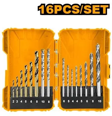 [AKDL11601-F] 16 Pcs طقم ريش باطون وخشب وحديد Price 15$