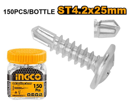 [HWSS4202511] 150Pcs ST4.2x25mm TOT علبة براغي