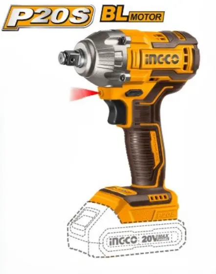 [CIWLI2038-F] 20V Wrench 300N.m 1/2" فرد شد عزق فدار Price 70$