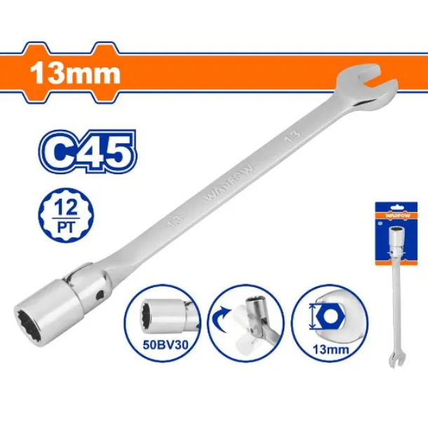 [WTH1E13] 13mm مفتاح شق ميلة طربوش