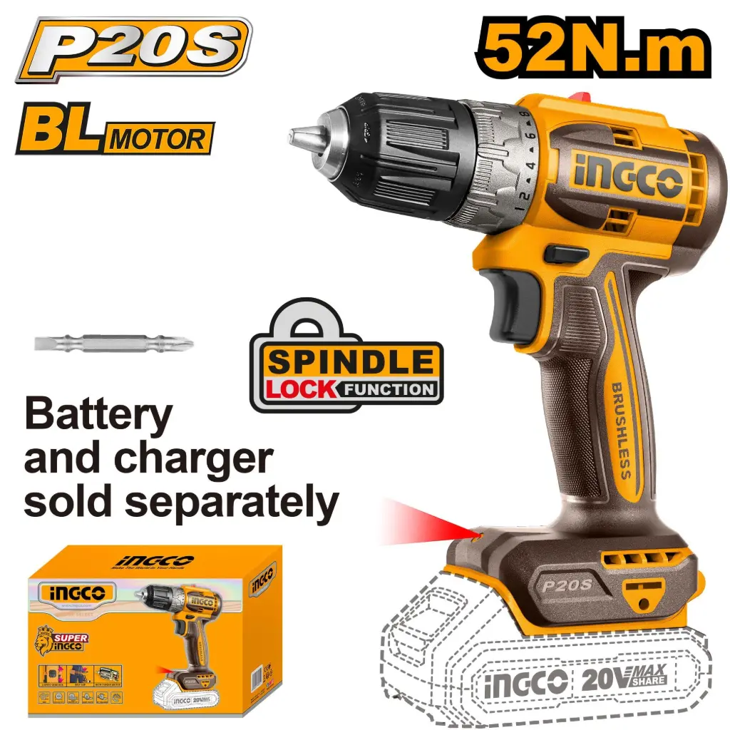 [CDLI204531]  20V BL 10mm مقدح بطارية سرعتين