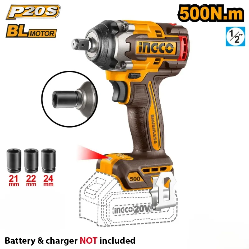 [CIWLI20501-F] 500N.m Lithium-Ion Impact Wrench فدار Price 103.25$