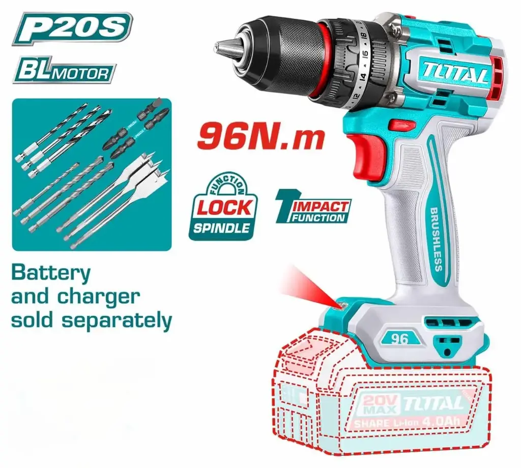 [TIDLI209681-F] 96n.m 20V مقدح بطارية صناعي فدار Price 63.85$