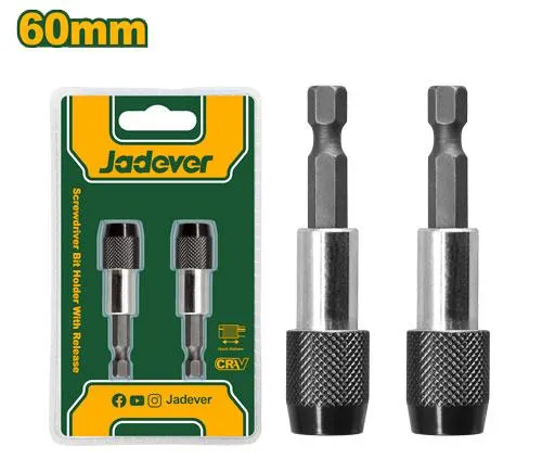 [JDSV3K01] 2pcs 60mm طقم ادابتر راس مفك براغي