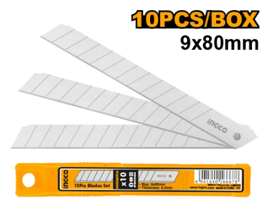 [HKNSB0901] 10pcs (9x80)mm شفرات فدار رفيعة