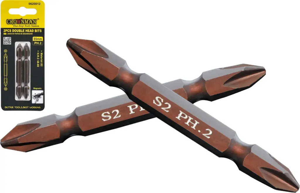 [0620012] PH2 65mm 2pcs راس صليب مزدوج
