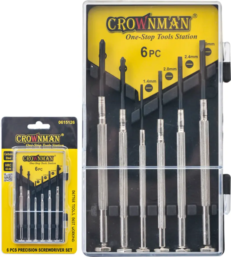 [0615126] 6pcs طقم مفكات براغي دقيق حديد