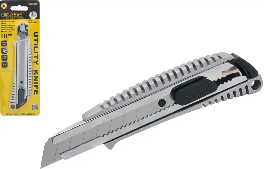 [0200058] Aluminium Alloy 18mm سكين شفرة