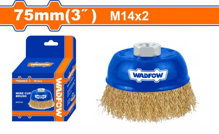 [WCE1401] Wire cup brush 75mm / M14