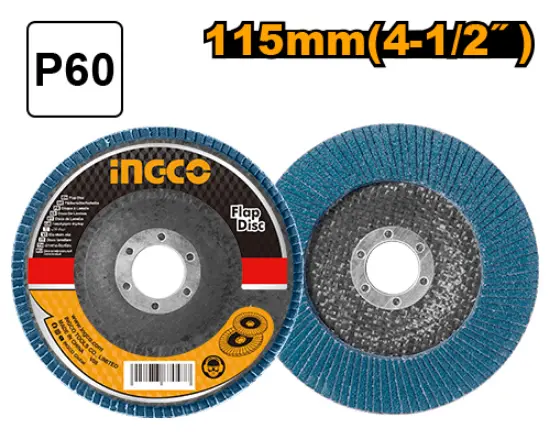 [FDZ1152] 115mm x 22mm P60 ديسك مدرج لتلميع الستانلس