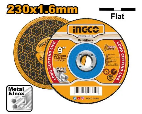 [MCD162301]  230mmx1.6mm ديسك قص ستانلس