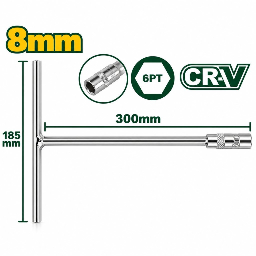 [JDTH1108] 8mm T مفتاح مسدس مسكة