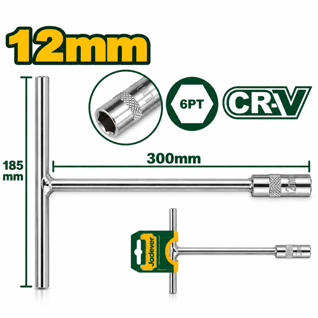 [JDTH1112] 12mm T مفتاح مسدس مسكة