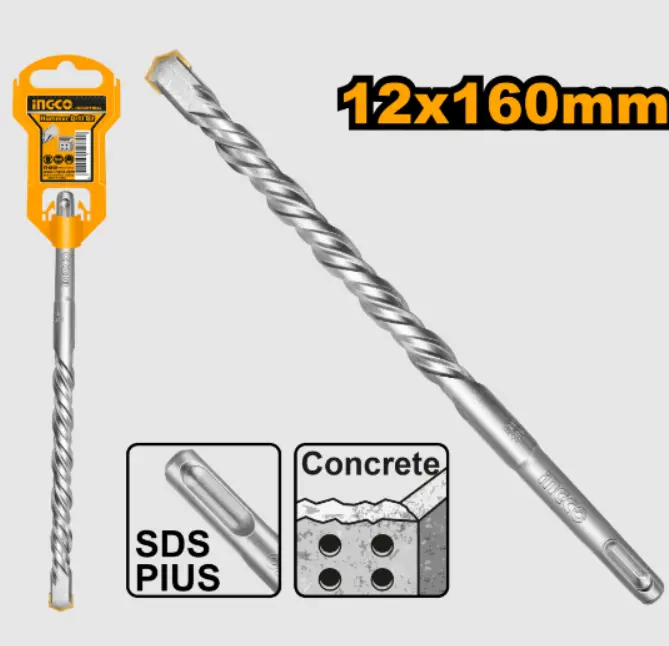 [DBH1211201] 12x160mm SDS Plus ريشة باطون