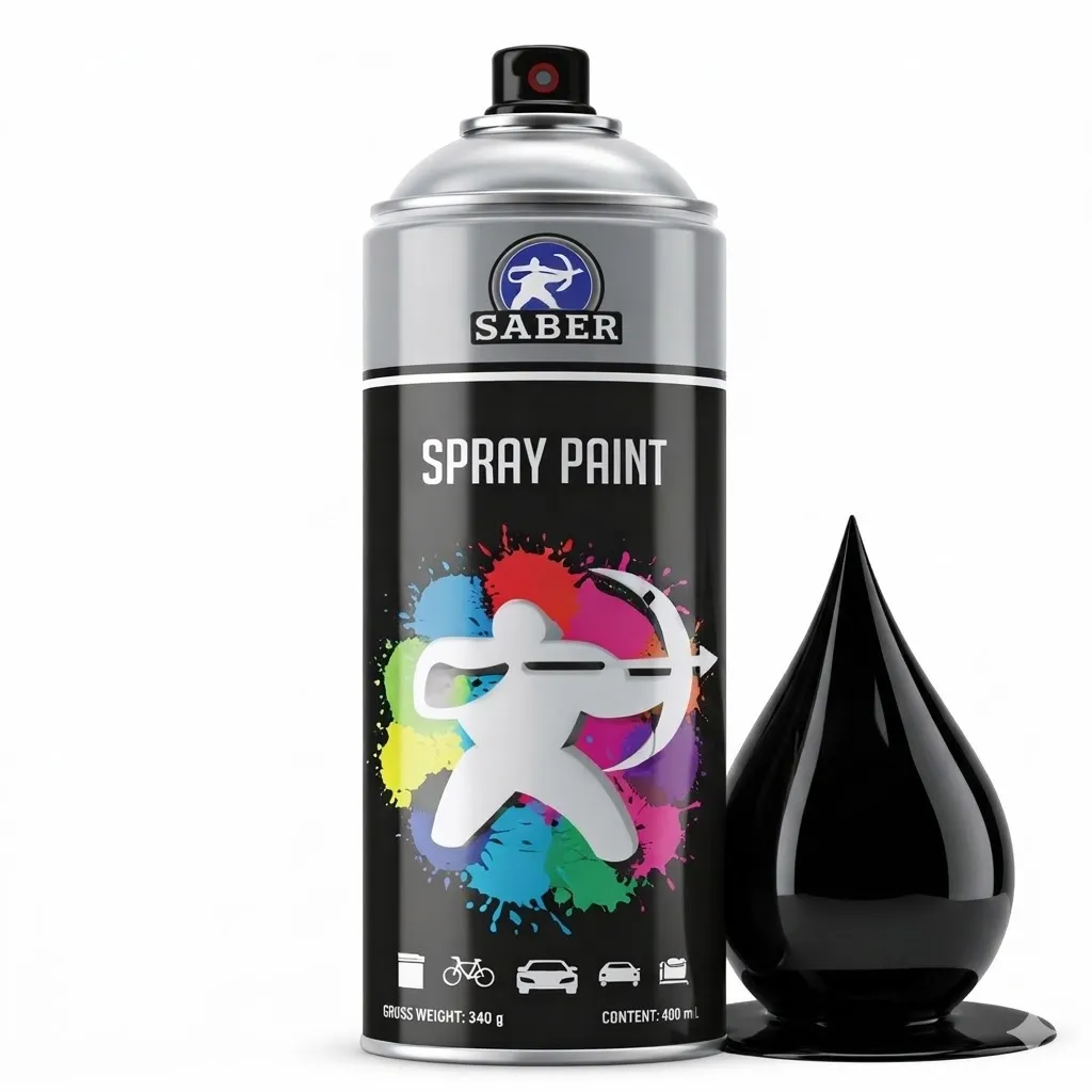 [DAG#39] SABER Dyna-Pro Spray Black glossy #39