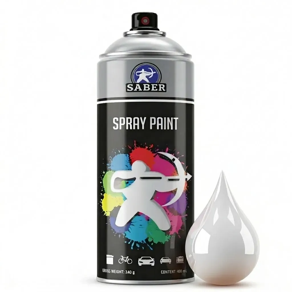 [DAG#40] SABER Dyna-Pro Spray paint White Glossy #40