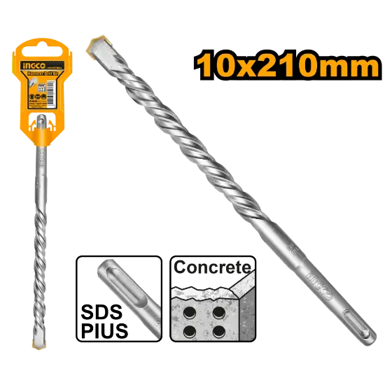 [DBH1211003] 10x210mm SDS Plus ريشة باطون