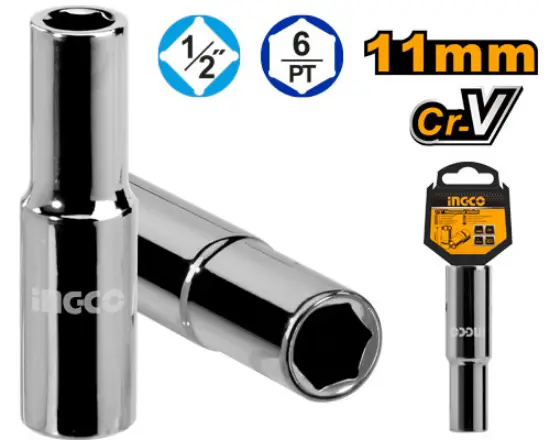[HHAST12113L] 11mm 1/2" طربوش طويل فدار