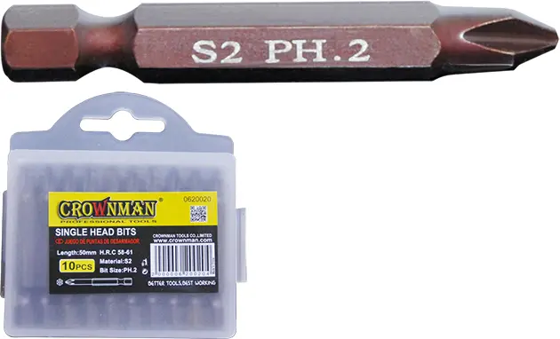 [0620020] PH2 50 mm 10pcs راس صليب