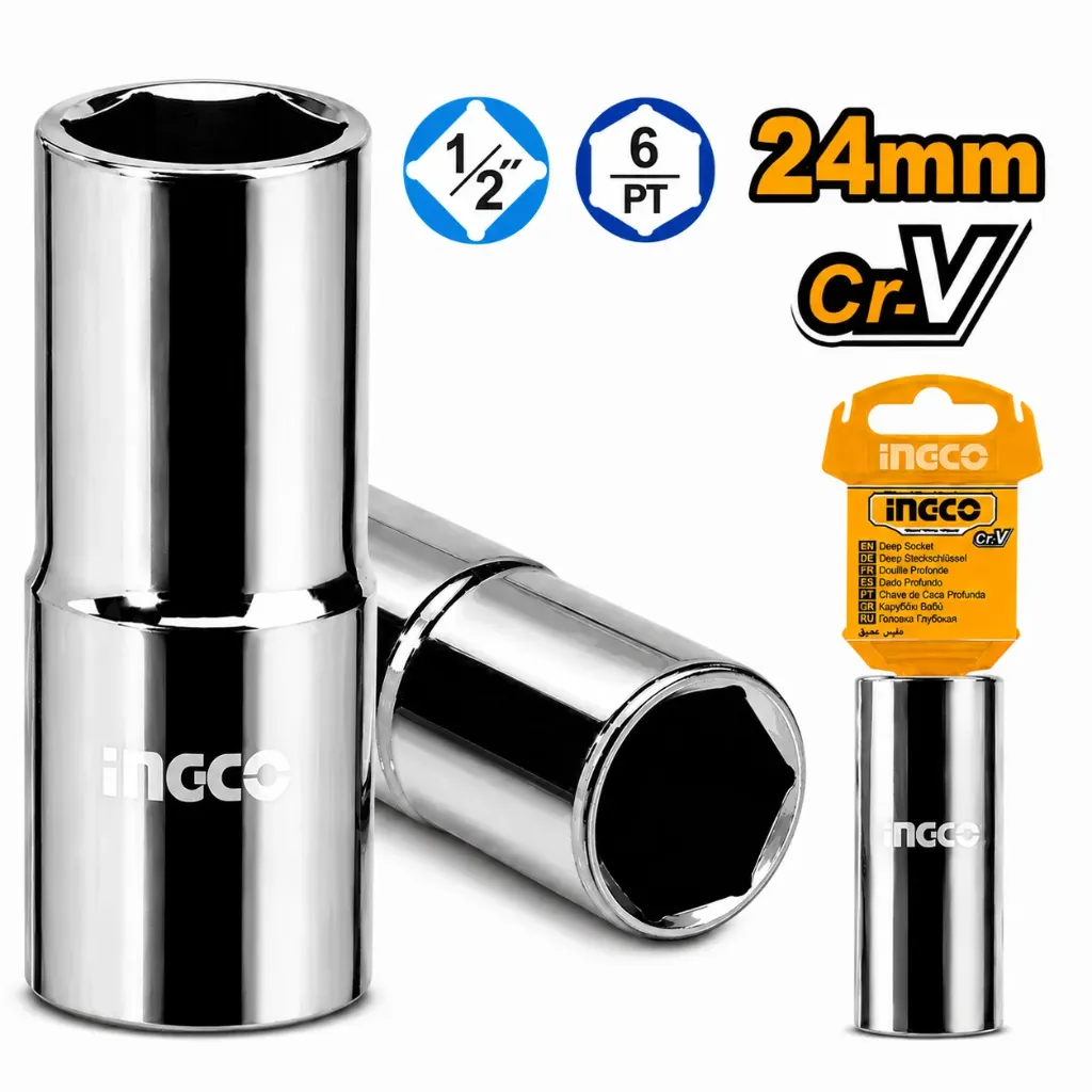 [HHAST12243L] 24mm 1/2" طربوش طويل فدار