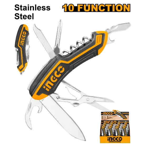 [HMFK8108] 10Function سكين جيب متعدد الاستعمالات