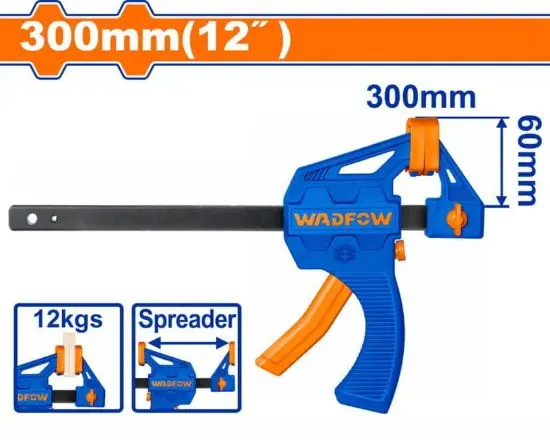 [WCP4312] 12" (60x300)mm 60KGS مازمة جمع بلاستيك