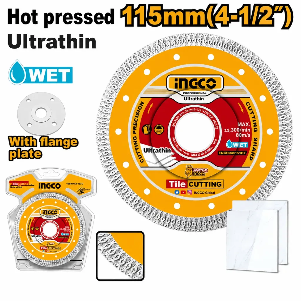 [DMD081151HT]  115x22.2mm Ulrathin ديسك الماس صناعي
