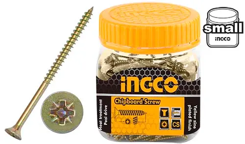[HWBS3502511]  250Pcs ST3.5X25mm علبة براغي خشابي اصفر مصلب