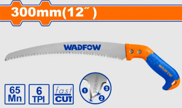 [WHW7G12] 13"/330mm منشار تشحيل شجر مقوص ساموراي