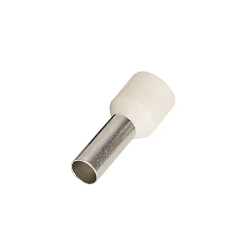 [HE16-12] Insulated End Card Terminal White 100pc كوسات انبوب