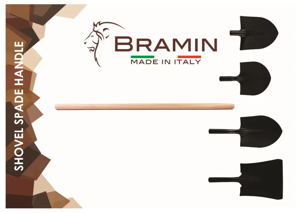 [003E] Bramin Shovel Straight Handel 130cm