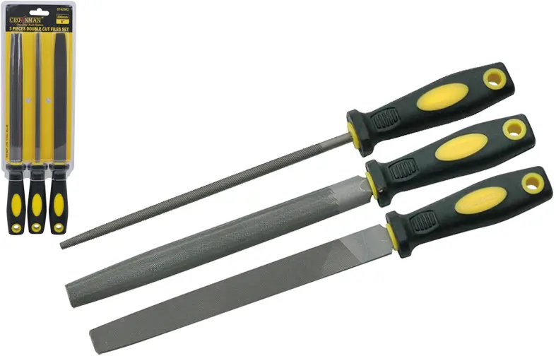 [0742363] 3pcs 8" طقم مبارد حديد