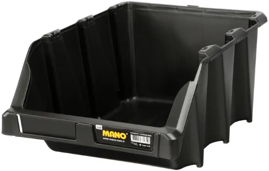 [S35] Storage Bin Black S35