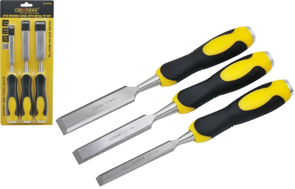[0714753] 3pcs 1/2" - 1" إزميل خشب