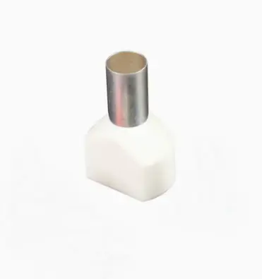 [HTE-16-14]  CREWEL tube terminal milky white 35pcs كوسات انبوب