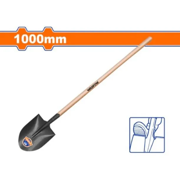 [WSE2327] 1470mm 0.7kg رفش حديد مع عصا