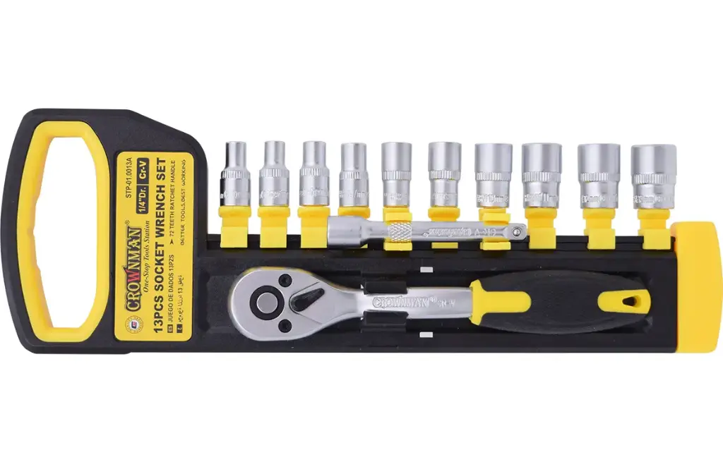 [STP-01.0013A] 1/4" 5-13mm طقم طرابيش مع طقطاق