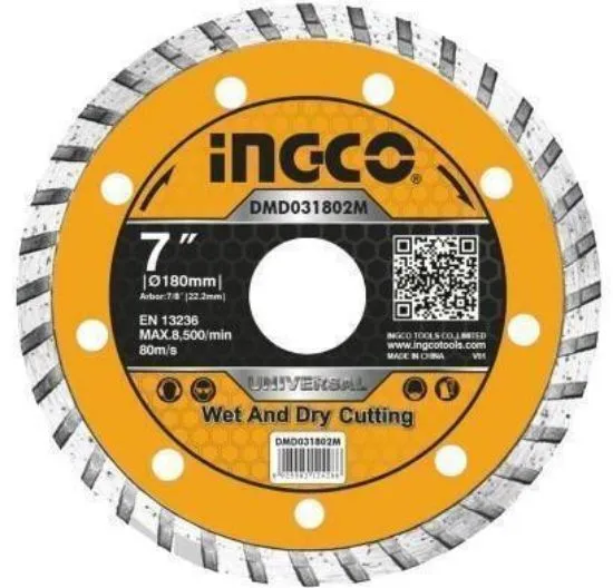 [DMD031802HT] 180mm (bw 8mm) Turbo Ultrathin W ديسك الماس