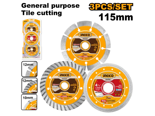 [DMD063115]  3Pcs/set 115mm طقم ديسكات غرانيت