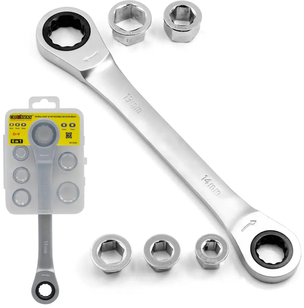 [0412226] 8-19mm 6in1 مفتاح طقطاق