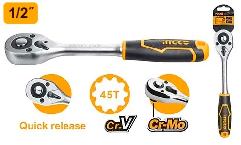 [HRTH0812] 1/2” 45T 260mm CRV مسكة طقطاق