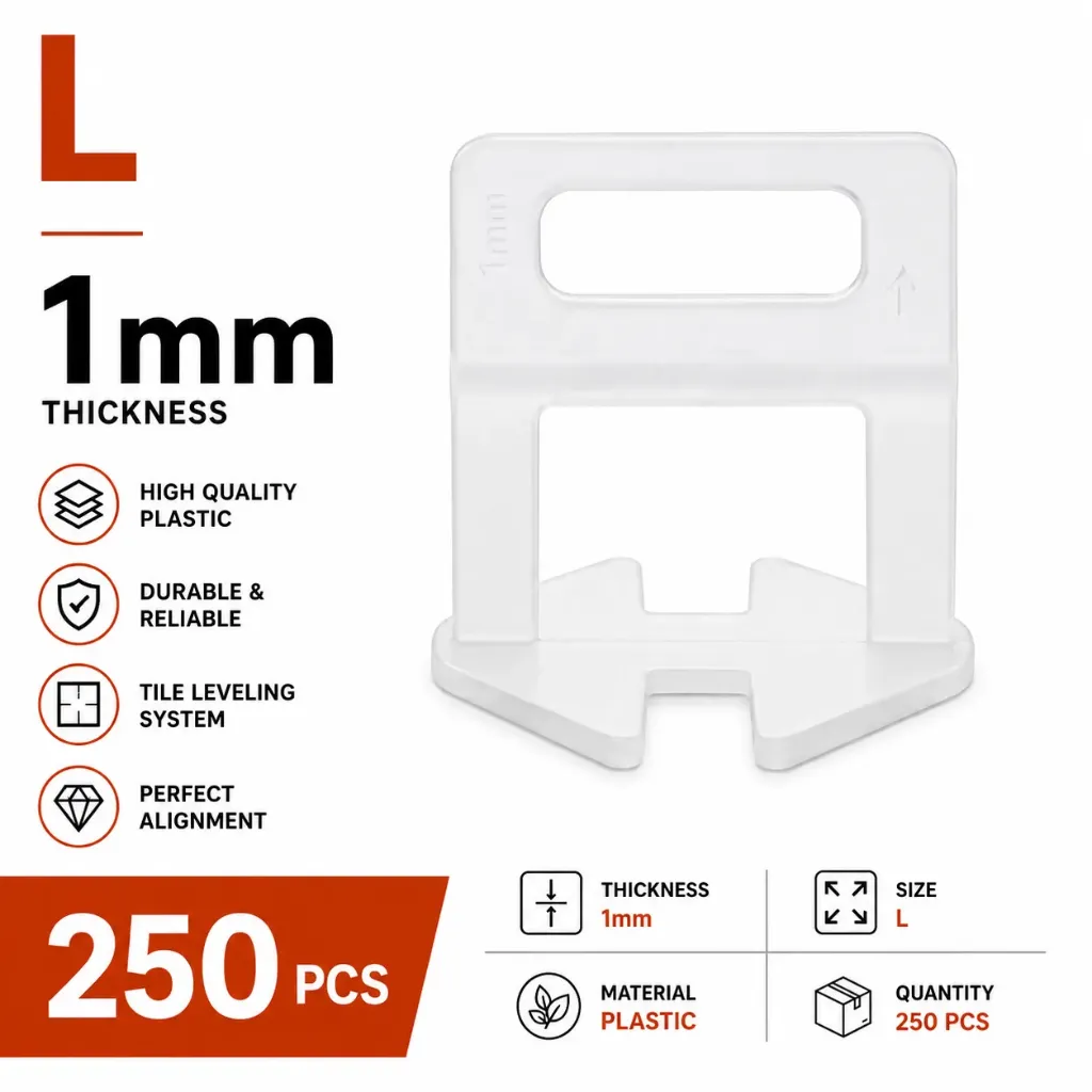 [005160] Eco Clips Leveling 1mm 250pcs