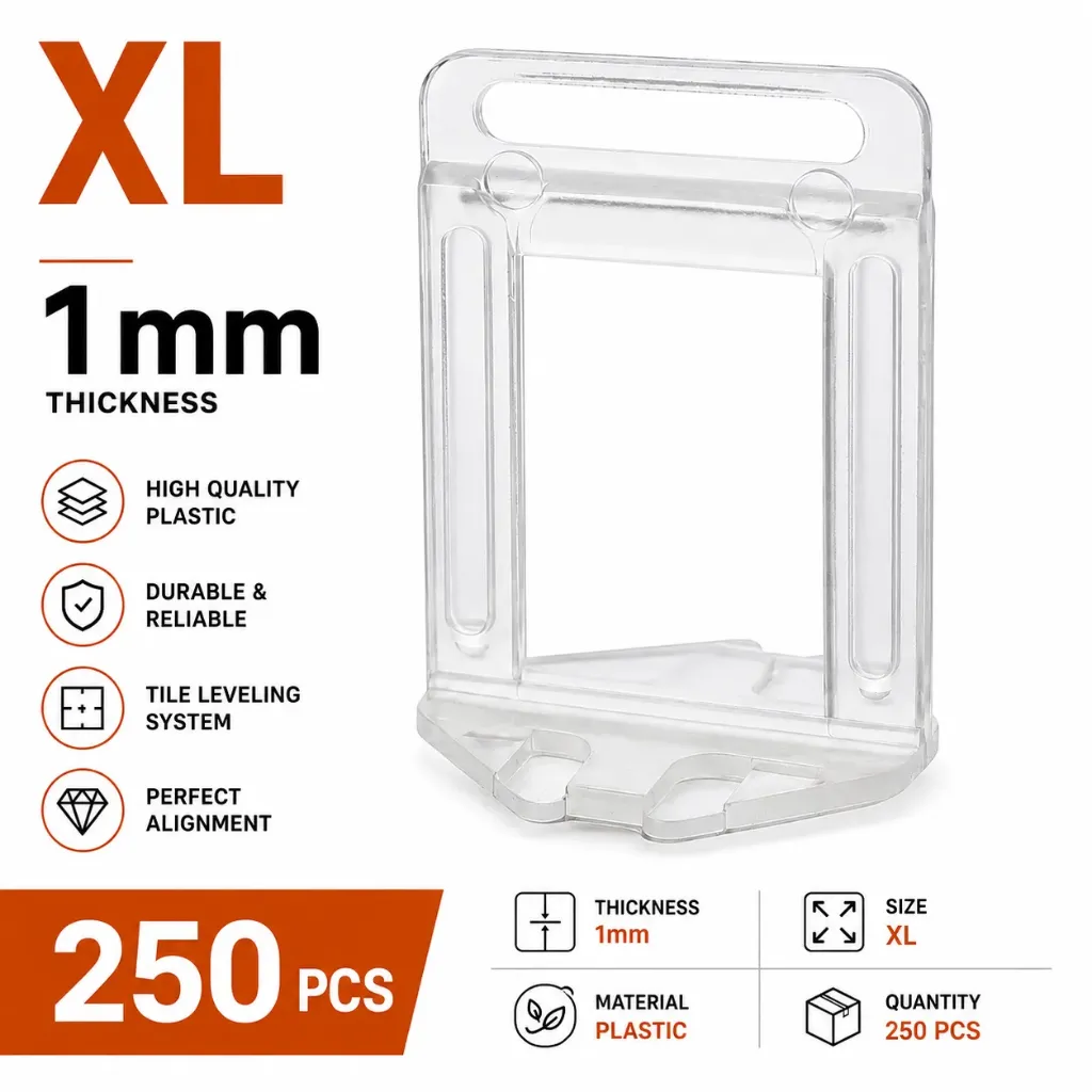 [005163] Clips XL Leveling 1mm 250pcs